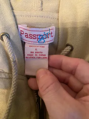 Junior’s size small passport tan jacket thumbnail 3