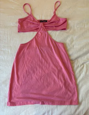 Pink Cutout Dress  thumbnail 2