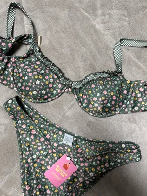 Strawberry Milk Mob Bikini Green Size XL thumbnail 5