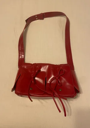 Shein Red Purse Leather thumbnail 1