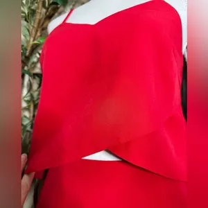 Elliatt x Revolve Red Cutout Asymmetrical Mini Dress Size S Valentine’s thumbnail 8