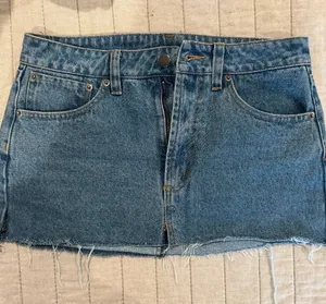 Olivaceous Jean Skirt thumbnail 1