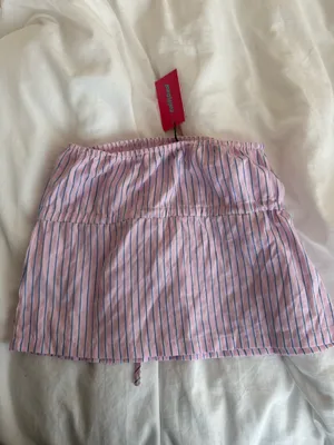 Edikted pinstripe strapless top thumbnail 5