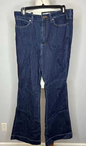 Wrangler Retro - Bailey High Rise Trouser Blue Jeans thumbnail 1