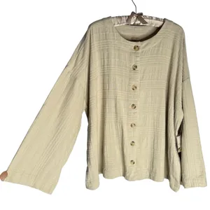 NWT Free People‎ Free-est Large Pippa Jacket Shacket Knit Slouchy Boxy Cover Up thumbnail 3