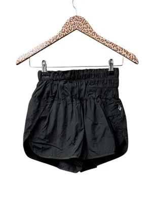 Free People FP Movement The Way Home Run Pull On Shorts Black XS READ thumbnail 2