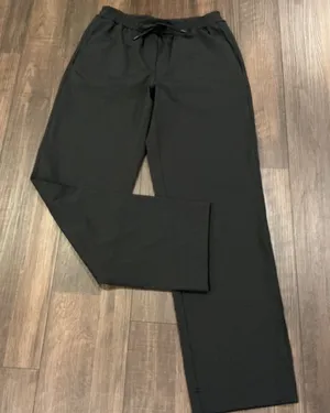 Lululemon City Sleek Wide-Leg Pant Black Drawstring High Rise Small LW5FWWS thumbnail 1