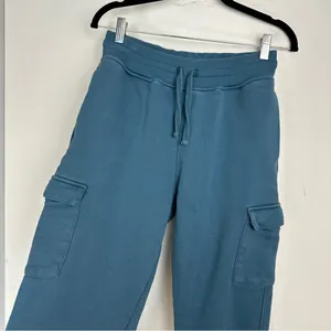 Oner Active All Day Cargo Joggers Sz Medium Teal Blue Pocket Sweatpants thumbnail 6