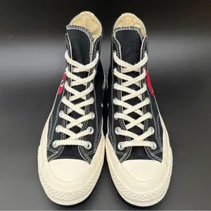 CONVERSE X Comme des Garçons PLAY High Top Chuck 70 Unisex Sneakers Women’s 7 thumbnail 2