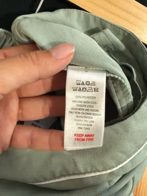 Jason Wu Sage Green wide leg track satin Pant thumbnail 5