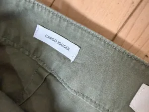 Loft Cotton Lyocell Cargo Jogger Green Size 6 thumbnail 4