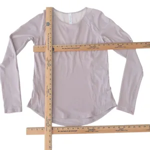 Size 4 Lululemon Sculpt Long Sleeve Powdered Mauve Top thumbnail 6