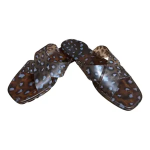Maurice’s Leopard Print Jelly Slide Sandals thumbnail 2