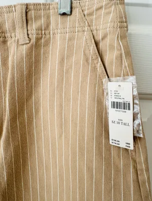 Anthropologie Lace-Embellished Railroad Pants, Size 10 Tall thumbnail 13