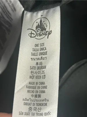 DISNEY PARKS 2023 Mickey Mouse Glow In The Dark Canvas Tote Bag thumbnail 9