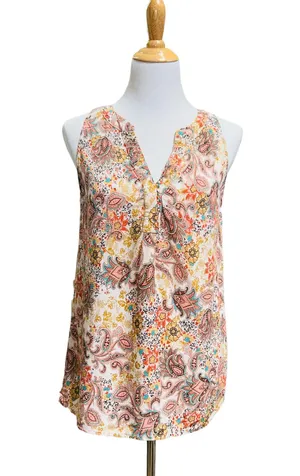 Anthropologie Lucy & Laurel L sleeveless top thumbnail 1