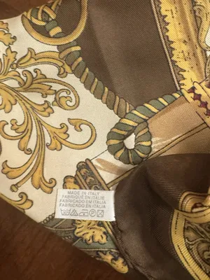 Fancy Scarf Made In Italy 1970s thumbnail 9