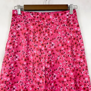 Sugar Lips Womens Wide‎ Leg Pants XS Floral Soft Girl Indie Romantic Coquette thumbnail 2