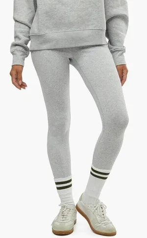 WeWoreWhat High Rise Leggings Light Heather Grey Size Medium NWT thumbnail 1