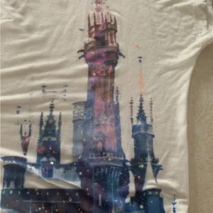Walt disney world shirt womans large castle 2017 exclusive cream color thumbnail 4