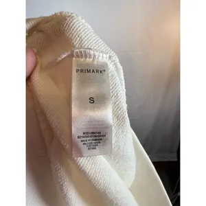 Primark Sweatshorts Womens Size S Ivory Drawstring Waist Pockets thumbnail 9