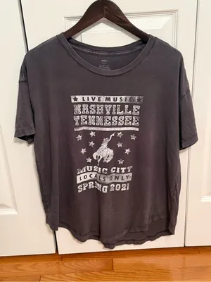 Aerie Nashville Graphic Distressed Tee thumbnail 2