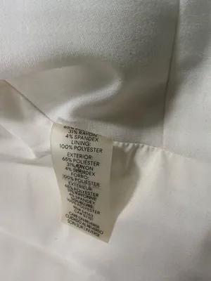 Calvin Klein White Two-Button Single-Breasted Blazer thumbnail 7