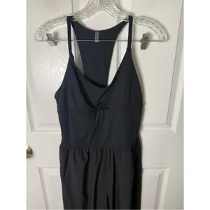 Free People Renewal Waves One-Piece Jumpsuit in Black M thumbnail 4