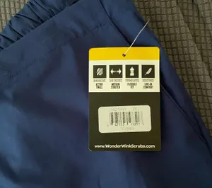 WonderWink WonderWORK Unisex Drawstring Cargo Pant in Galaxy Blue thumbnail 4