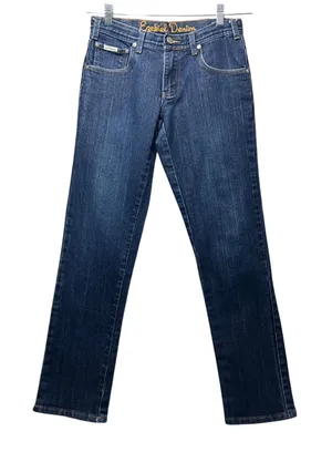 Vintage Y2K Ezekiel Denim Jeans Rolling Stone Rocker Fit Dark Wash 30‎ Low Rise thumbnail 1