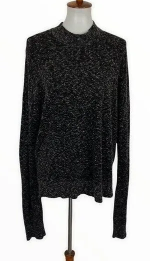 Wilfred Aritzia Top Small Gray Long Sleeve Minimalist Cozy Luxe thumbnail 1