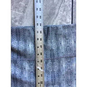 Vuori Womens Grey White Abstract Print High Rise Performance Leggings 7/8 Length thumbnail 5