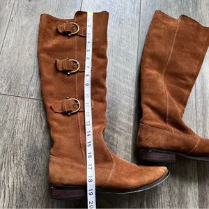 Restricted Leather Riding Boots Brown Size 8 Tall Boot thumbnail 5