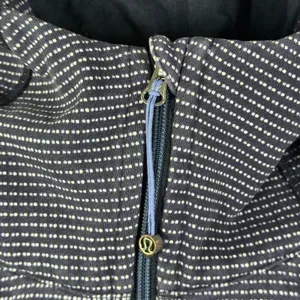 Lululemon Scuba Hoodie Full Zip Jacket Black White Micro Dot Print Size 4 thumbnail 9