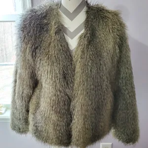 H&M Faux Fur Coat thumbnail 2