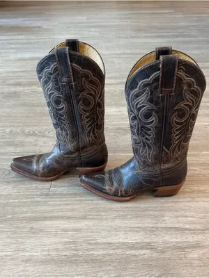 Shyanne Women's Loretta Western Snip Toe Boots, Size 5M thumbnail 8