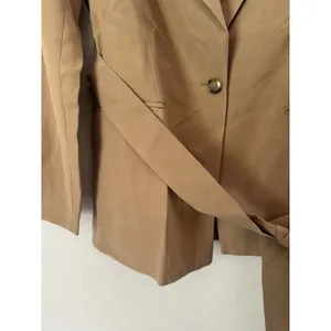 NWT Tuckernuck Shea Belted Blazer in Khaki Size Medium thumbnail 5