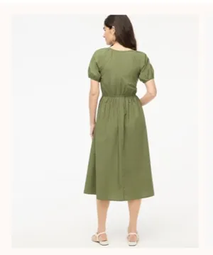 J crew lace trim midi dress thumbnail 4