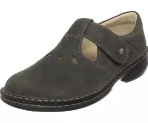 Finn Comfort Women's Soft Tofino T-Strap Shoe Tundra Nubuck Leather Clog EU 36 thumbnail 1