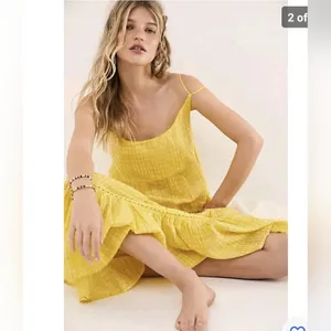 Free People Midnight Dance Print Maxi Slip Size S thumbnail 2