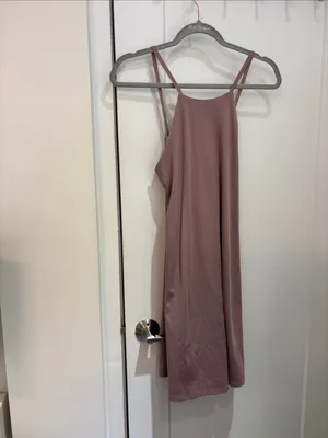 Madewell Flex Fitness Dress in Mauve thumbnail 2