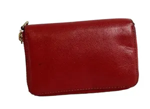Michael Kors small red leather wallet thumbnail 3
