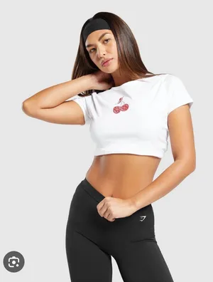 Gymshark Barbell Cherries Top thumbnail 1