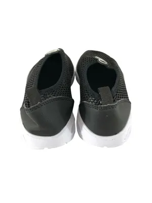 Fashion Womens Sneakers Water Shoes Fabric Slip On Mesh Black Size 37 US 6 thumbnail 3
