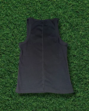 ZARA Black Ribbed Tank thumbnail 2