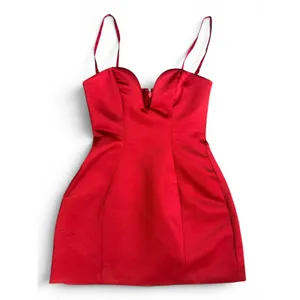 Oh Polly Baila Structured Tulip Mini DressNWT Size‎ US 4 (UK 10) Scarlet Red thumbnail 9