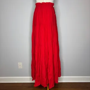 Thats So Fetch - Red Selina Maxi Skirt thumbnail 3