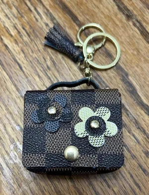 Mini purse keychain Black Size undefined thumbnail 1