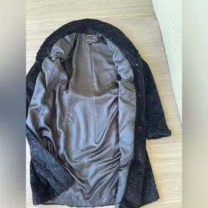 Jones New York Black Teddy Jacket thumbnail 4