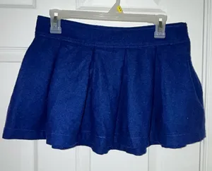 New, Abercrombie & Fitch Wool Blend Y2K Pleated Mini Skirt Size 2 thumbnail 1